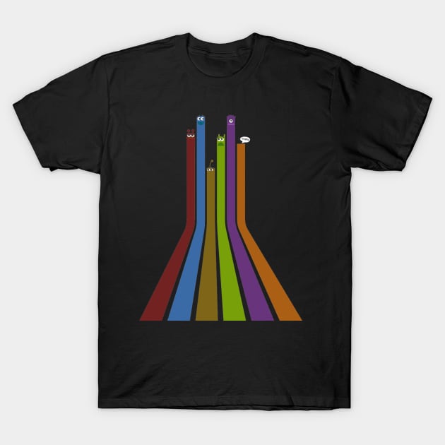 Monster Lines T-Shirt by martinz